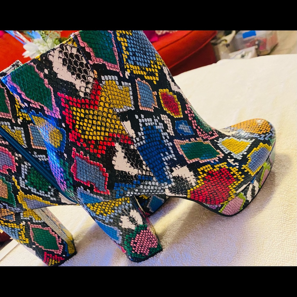 Brand New Ankle Boots By  BAMBOO  - Size 10 - Heel Height 4 Inches